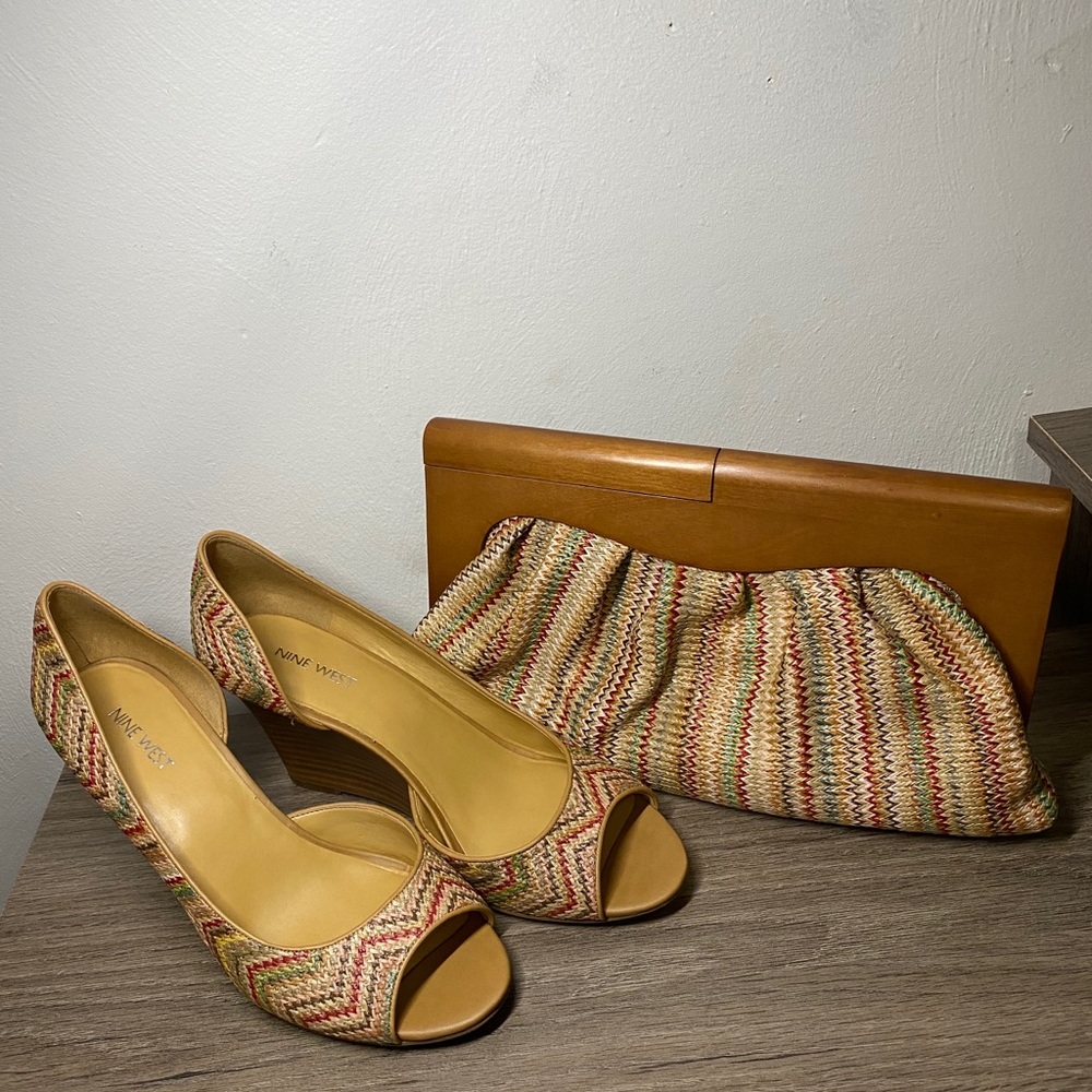 NINE WEST Shoe and Purse Set